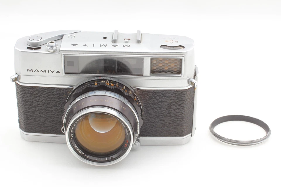 Редкий товар!! Работает!!【 Exc + 5 】 MAMIYA 35 Auto Deluxe SEKOR F.C. 48 мм F/1.7 из Японии - Изображение 4 из 4