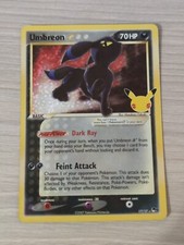 Umbreon Gold Star Gran Festa 25th anniversario ENG Near MINT