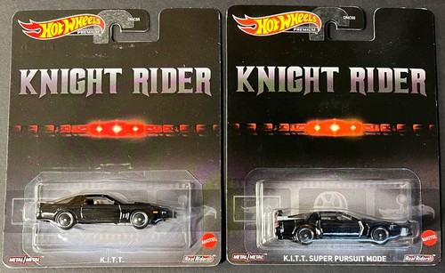 Hot Wheels: Premium: Retro Entertainment: Kitt and Kitt Super Pursuit Combo - Picture 1 of 1