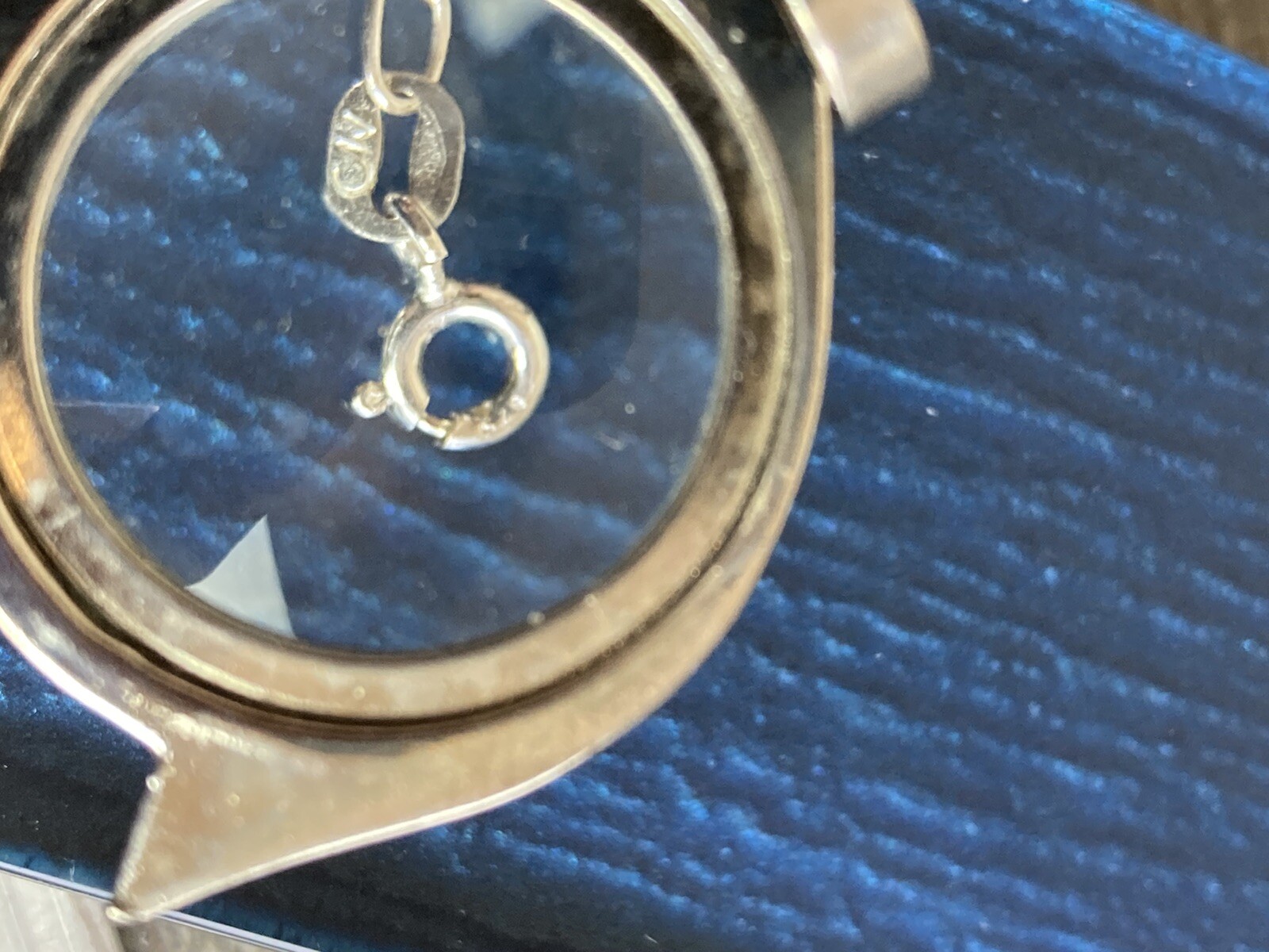 Sterling 925 Solid Silver Cross Pendant Rolo Chai… - image 11