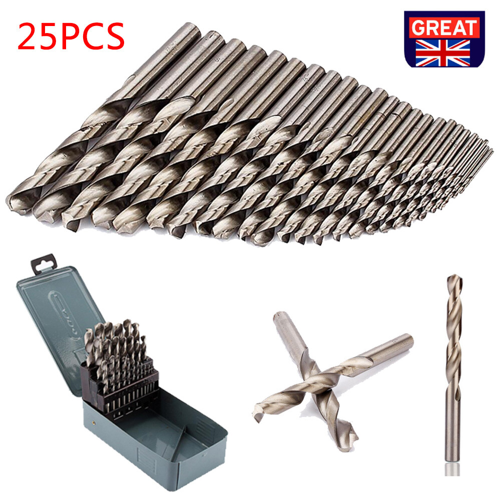 1mm13mm HSS Drill Bits For Stainless Steel Tough Strong Hard Metals