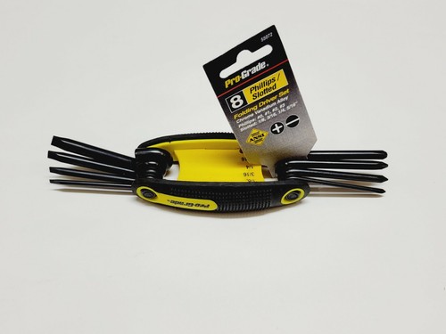 8pc Folding Phillips/Slotted Driver Set - Picture 4 of 4