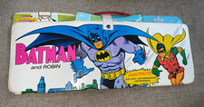 Batman Robin 1973 Playset Ideal w/ 18 Figures 17 Bases Vtg See Pics Incomplete
