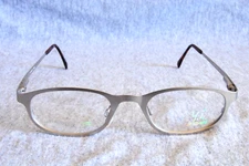 looking glass eyeglass frames 7339 matt silver 48-19-145
