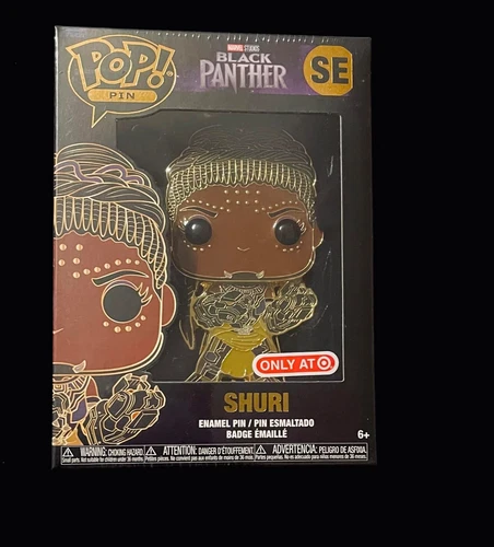 Funko Pop Pin SE Black Panther SHURI Limited Edition Target Exclusive