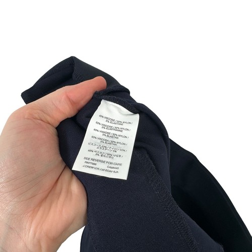 J Crew Navy Blue Pixie Dress Pants Maternity Pull On Career Office NWT Womens 8S - Picture 6 of 8