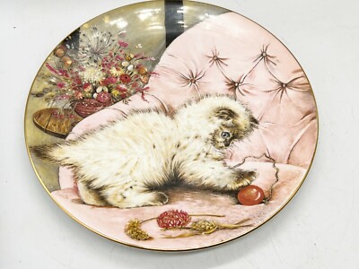 VINTAGE ROYAL WORCESTER LITTLE RASCAL KITTEN CLASSICS HAMILTON SAMMELTELLER