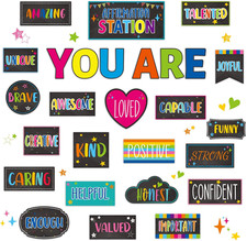 Classroom Affirmation Station Bulletin Board Set Motivational Bulletin Board for
