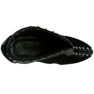 Hades VESPER Black Snake Studded Bootie 5