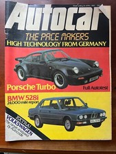 AUTOCAR Magazine 30/04/1983; Porsche Turbo/ BMW 528 i/ Daihatsu charade