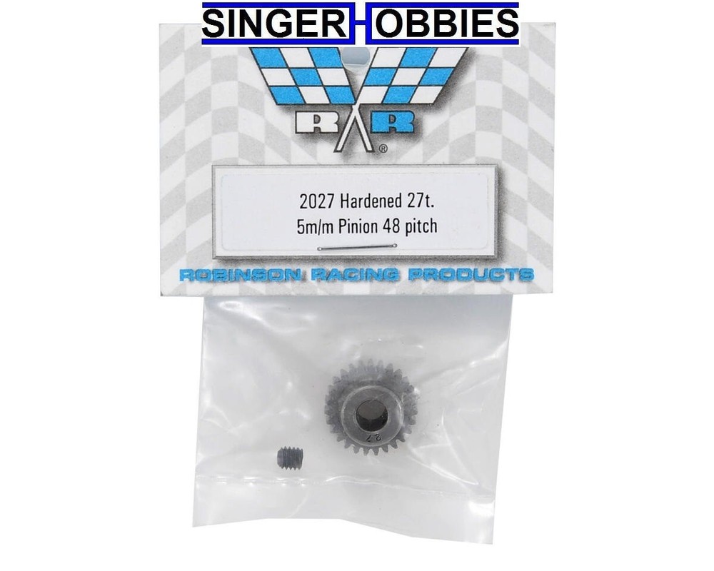 Robinson Racing 2027 48P Machined Pinion Gear (5mm Bore) (27T) HH