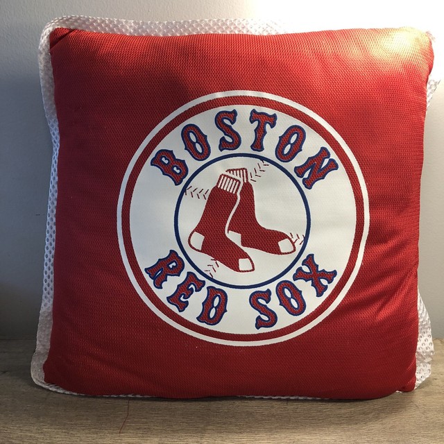 Boston Red Sox Baseball Team World Series Champions Throw Pillow, Man
