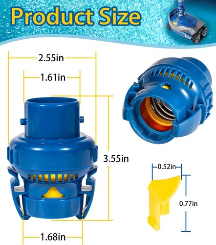 FRV100 Flow Regulator Valve for Zodiac MX8 MX6 Series In Ground Pool Cleaner - Foto 6 di 9