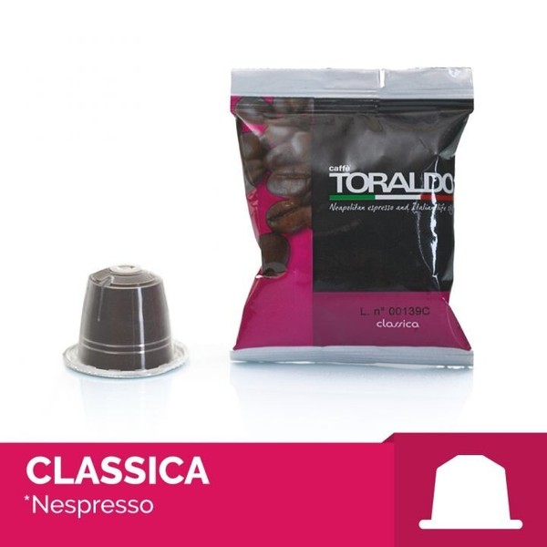 Toraldo Caffe Classica – Kaffeekapseln FüR Nespresso – 100 StüCk - 550G-image