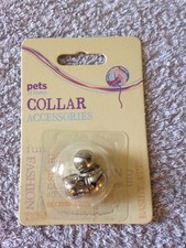 Accessoire collier Pet At Home - 3 cloches chromées - Neuf et scellé