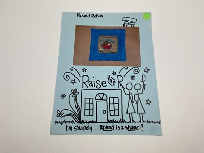 Raise The Roof Round Robin I m Shapely Counted Cross Stitch Pattern