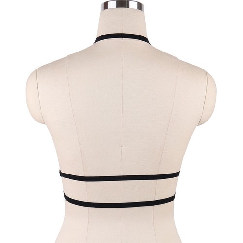 Harness Elastic Cupless Cage Bra Sexy Lingerie for Women Top Exotic Strap Belt - Picture 71 of 273