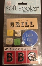 Me and My Big Ideas-Soft Spoken Stickers-Scrapbooking-Dancer-Little Girl-Grillin