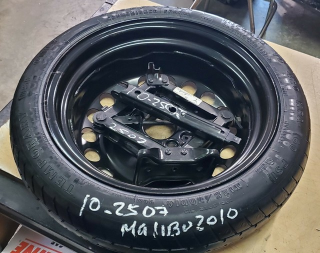 2005 Thru 2012 Chevy Malibu Spare Wheel Tire Donut 16" With Jack Lug