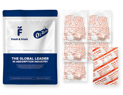 Fresh & Fresh (500 Packet) 300 CC Premium Oxygen Absorbers-(5 bag of 100 packet)