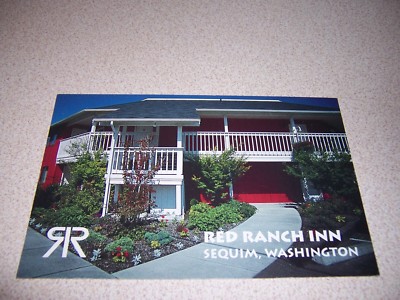 1980s RED RANCH INN SEQUIM WASHINGTON VTG POSTCARD | eBay
