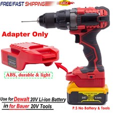 Adapter Fits Bauer 20v Cordless Tools For Dewalt 20v MAX Slider Li-ion Battery