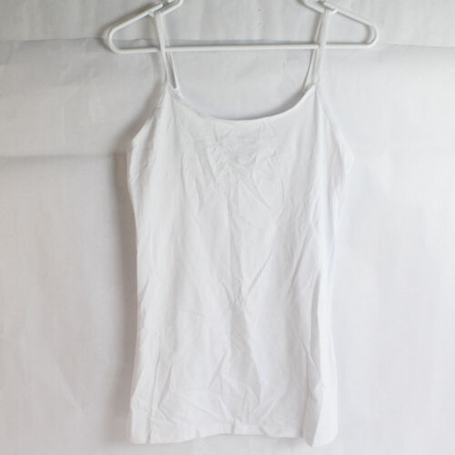 Active Basic White Camisole Tank Women's Size Medium