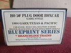 Branchline #1804 Ho Texas Pacific Garx 51556 50' Plug Door Box Train Car Rr