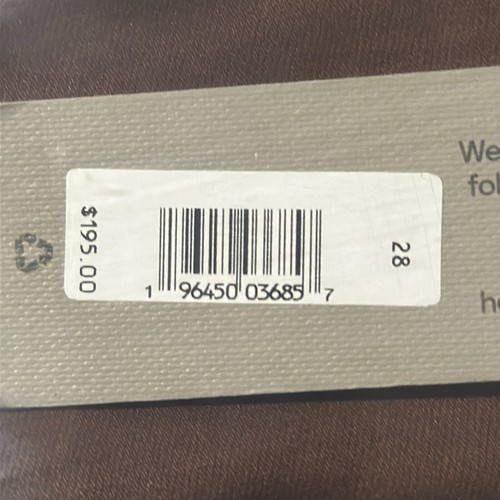 Hudson Women's Brown Nico Coated Tortoise Shell Mid Rise Straight Jeans Size 28 - Picture 6 of 7