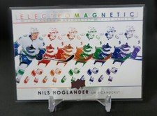 2021-22 Upper Deck Series 1 Electromagnetic Nils Hoglander Vancouver Canucks