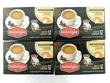 (48) Indulgio White Chocolate Caramel Cappuccino K-cups (4 Boxes X 12)  Keurig