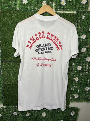 Vintage 1988 Ramada Express Grand Opening Shirt Hotel Casino Laughlin Nevada M