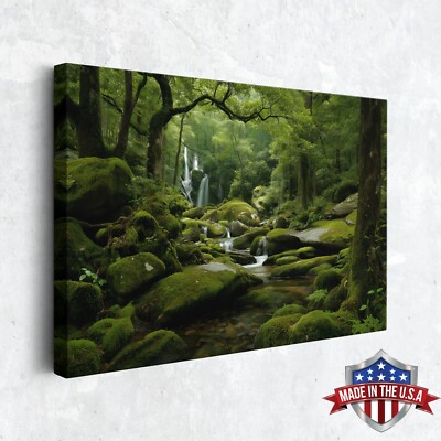 Jade Waters, Silent Hills Wall Art, Canvas Print for Home Decor, Art Poster