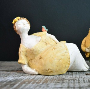 Dicke Frau Skulptur Nana Rubens Modell Deko Garten Terrasse Balkon