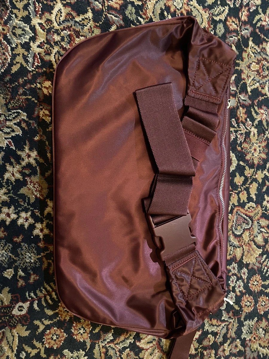 IVY PARK Maroon OVERSIZE FANNY PACK CROSS BODY BELT BAG BEYONCE