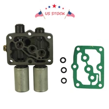 New Transmission Dual Linear Shift Solenoid and gasket  Fits 1998+ Honda Acura