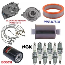 Tune Up Kit Filters Cap Spark Plugs Wire For CHEVY S10 V6 4.3L; TBI 1988-1992