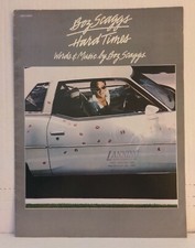 Hard Times Sheet Music Boz Scaggs Piano Guitar Vocals 70s Yacht Rock Blues   F2X
