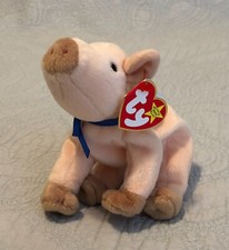 Ty Beanie Baby Knuckles the Pig 1999 Rare / Errors / Mint / Retired