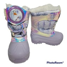 Disney Frozen II Boots Girls Toddler Size 5 Lights Up Elsa Anna Winter Snow NEW