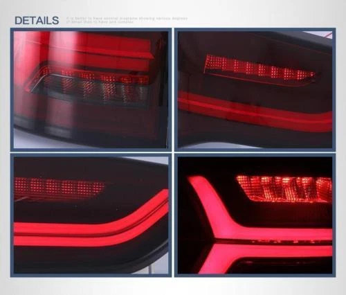 Luz traseira de LED vermelha fumaça para 2009-2014 Mitsubishi Pajero Montero Sport - Imagem 3 de 4