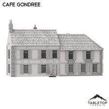 Cafe Gondr e Benouville - WWII Wargame Tabletop Terrain
