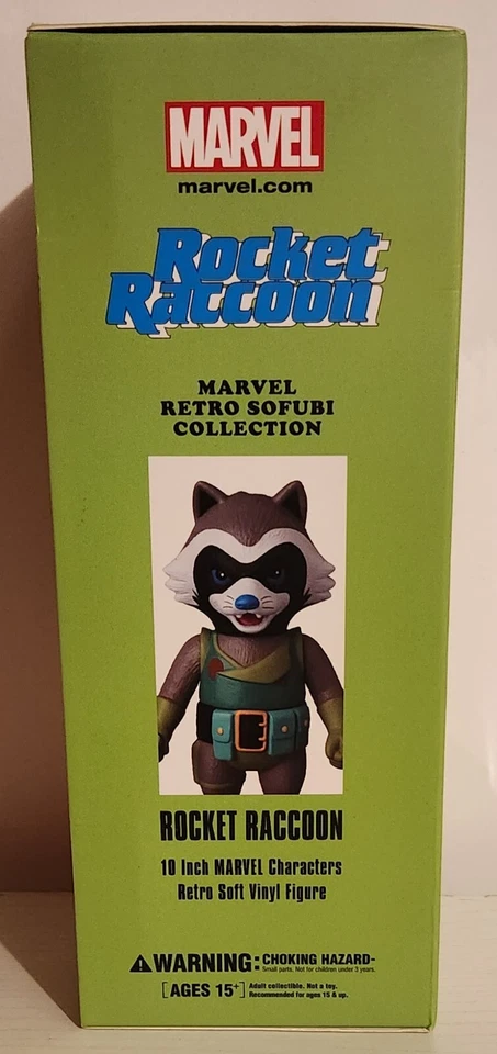 Boneco Medicom Marvel Hero Sofubi: Rocket Raccoon Guardiões da Galáxia - Imagem 4 de 4