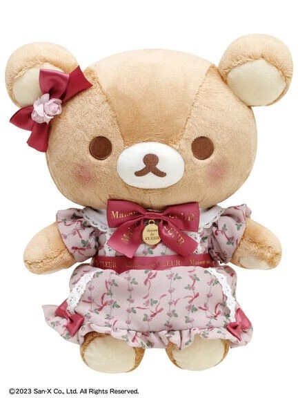 Rilakkuma Maison de FLEUR Collaboration 10th Anniv Plush Doll Stuffed Toy Rilakkuma Maison de FLEUR Collaboration 10th Anniv Plush Doll Stuffed Toy
