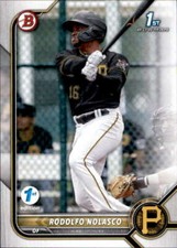 2022 Bowman 1st Edition #BPPF-69 Rodolfo Nolasco Pittsburgh Pirates