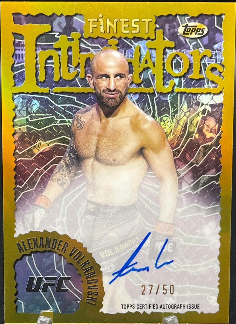 UFC　王者　アレクサンダー・ヴォルカノフスキー　ゴールドカード　psa10 UFC Topps アレクサンダー・ヴォルカノフスキー サインカード