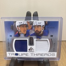 2025-26 SP Game Used Tage Thompson Alex Tuch Troupe Threads /199