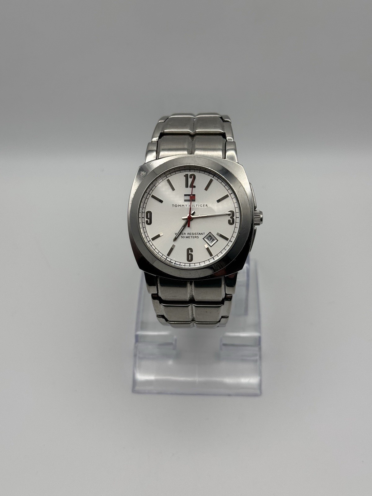 Tommy Hilfiger Men's T10159 Stainless Steel Date Dial Analog Quartz Watch