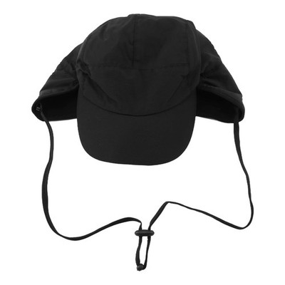 Wintermützen warm Polyester gefüttert Ohrenklappen Baseball, schwarz V4P56125