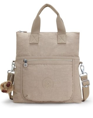 Kipling ELEVA 2GT Crossbody / Tote Bag   Golden Tan   New With Tags